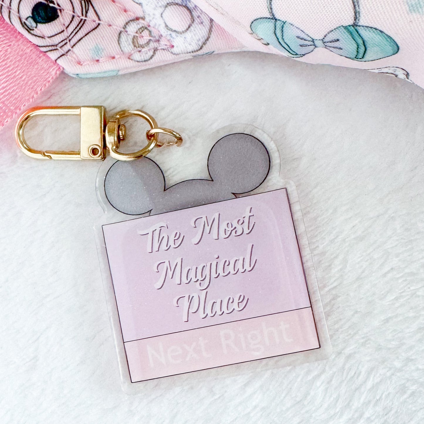 Magical Place Sign Bag Charm