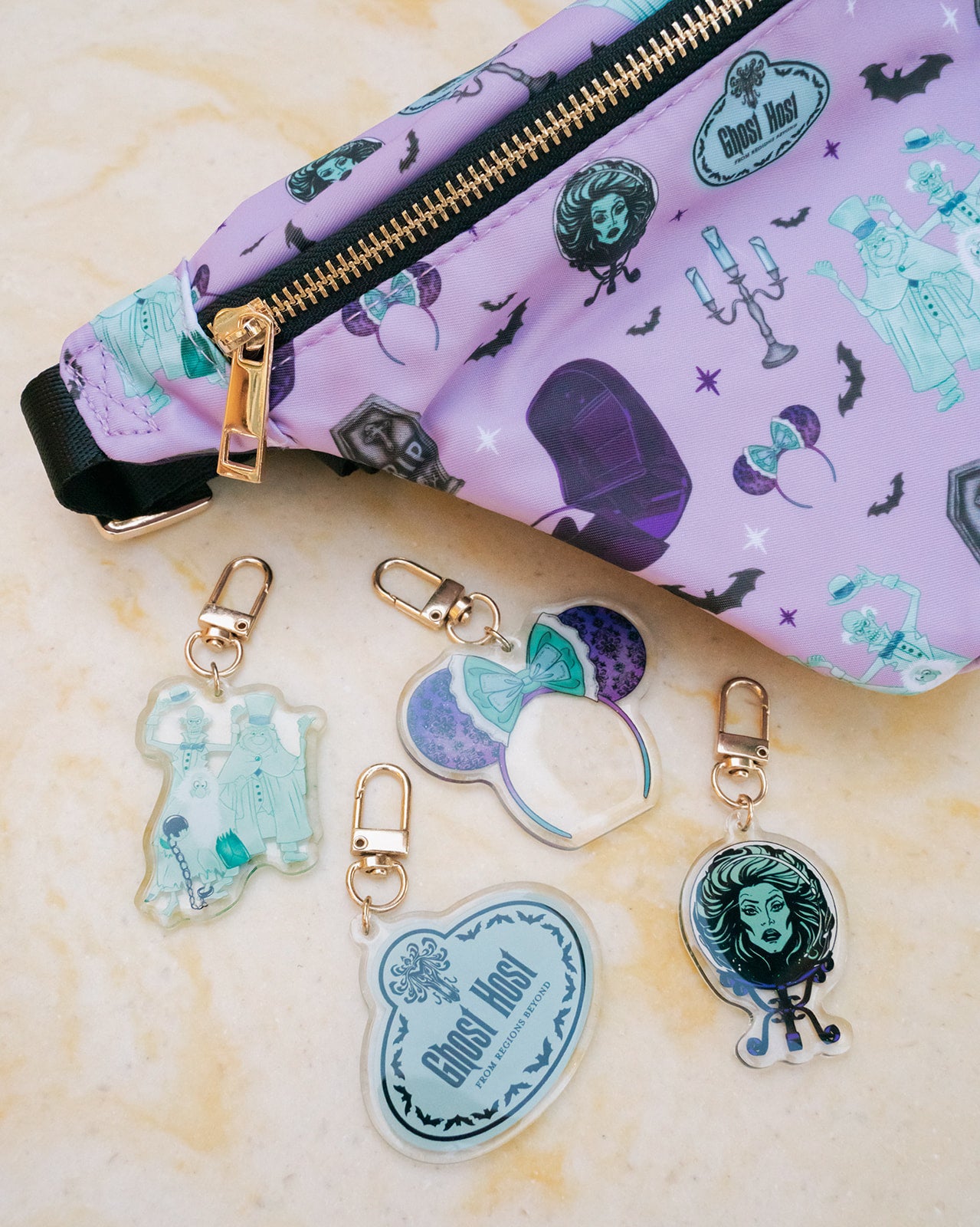 Haunted Mouse Ears Bag Charm