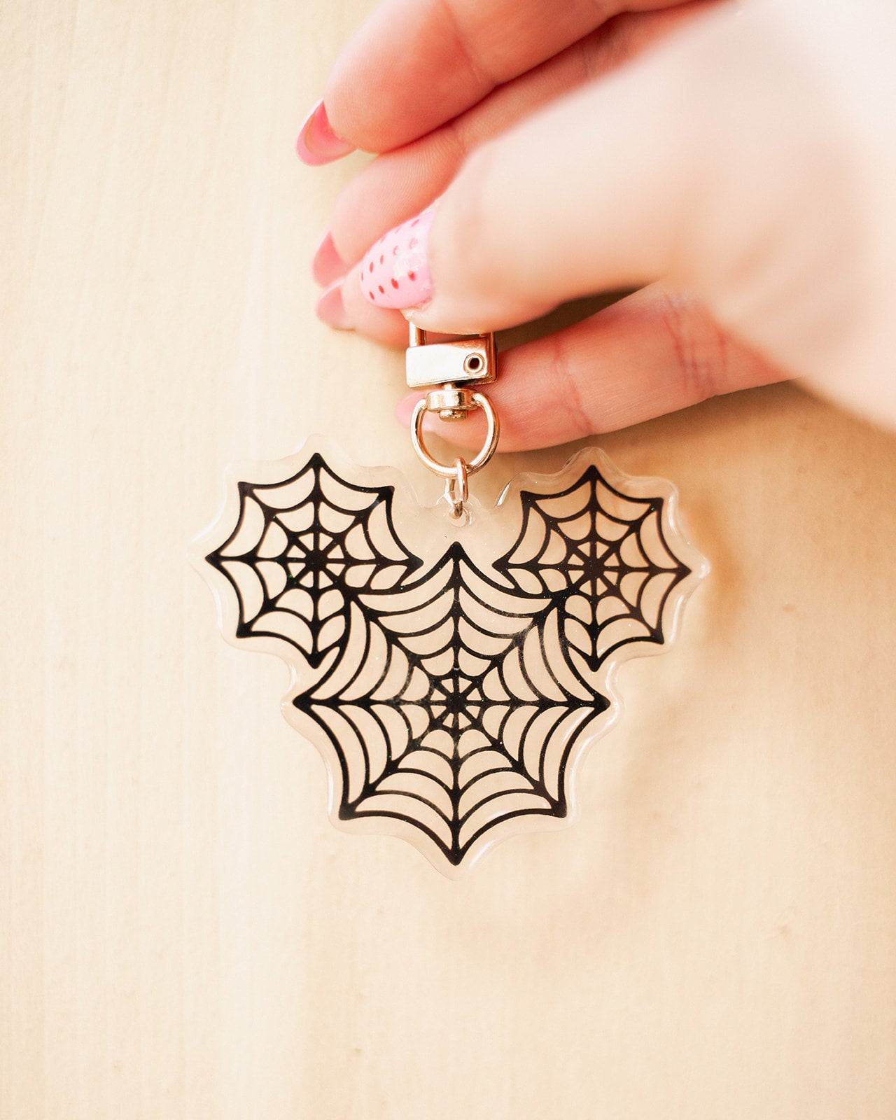Spiderweb Bag Charm