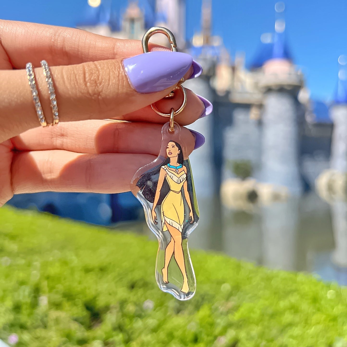 Native American Princess Bag Charm