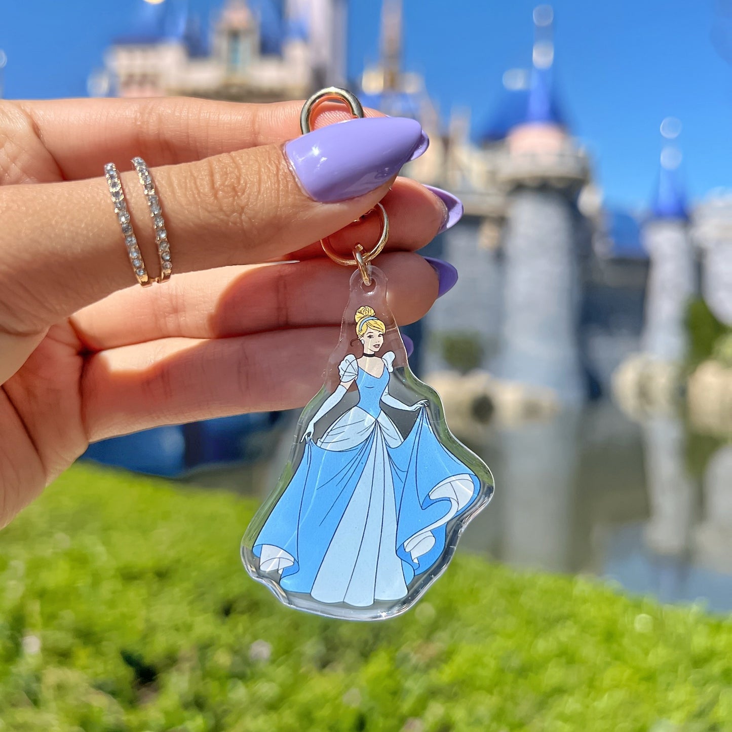 Glass Slipper Princess Bag Charm