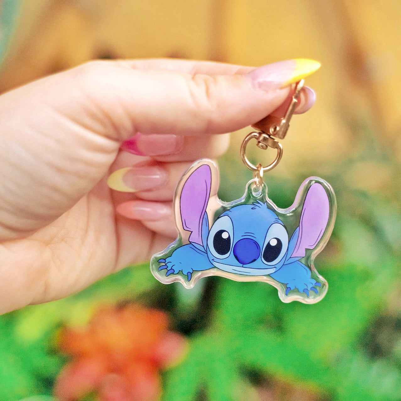 Blue Alien Bag Charm