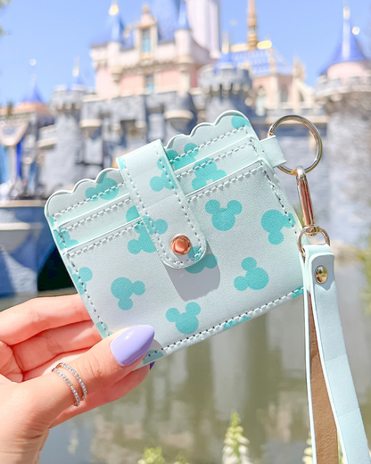 *IMPERFECT* Teal Mini Wallet