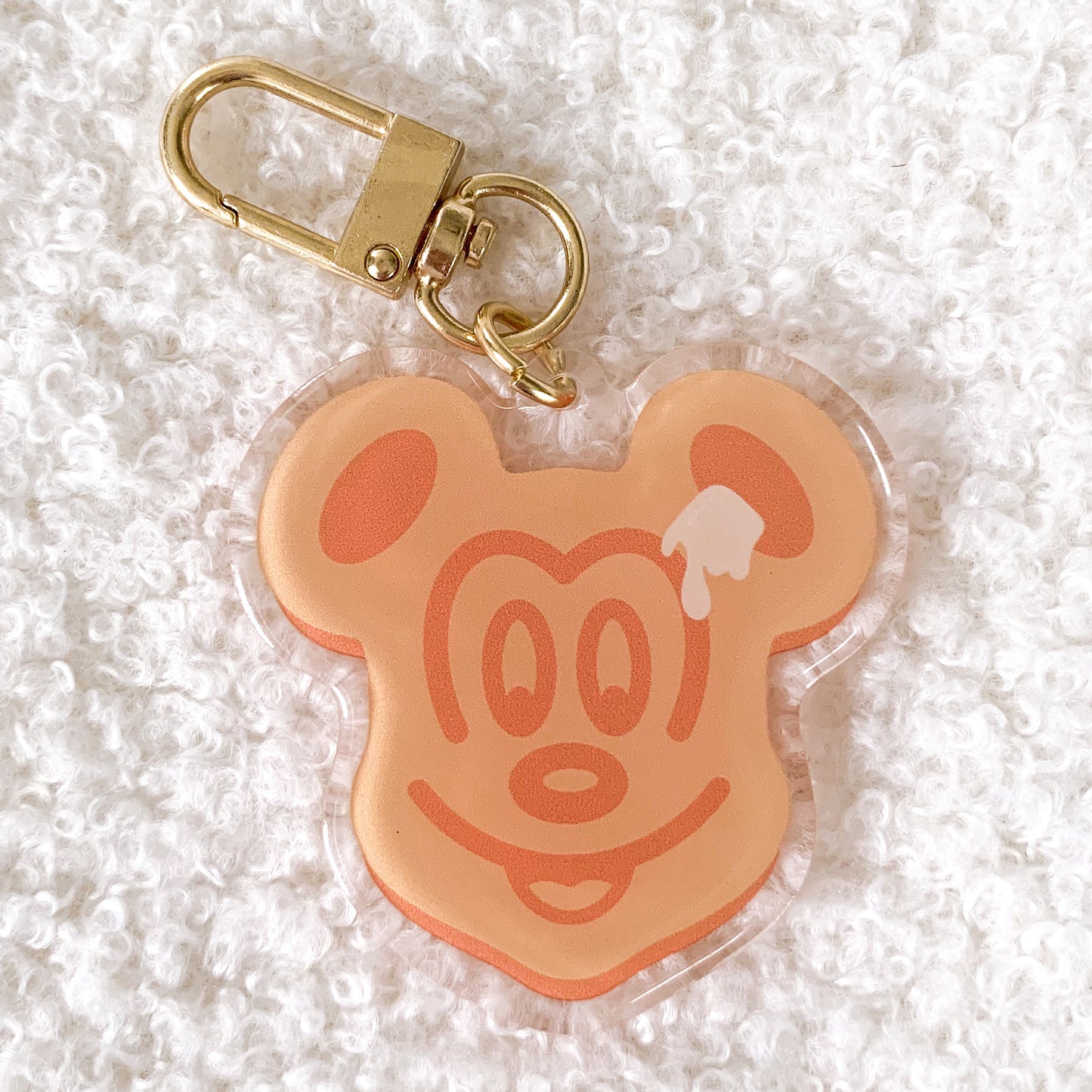 Mouse Waffle Bag Charm