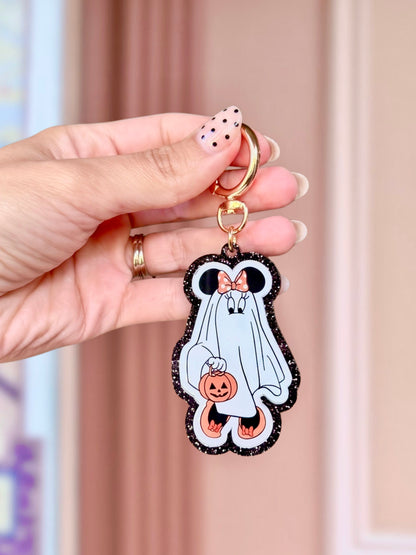 Girl Ghost Bag Charm