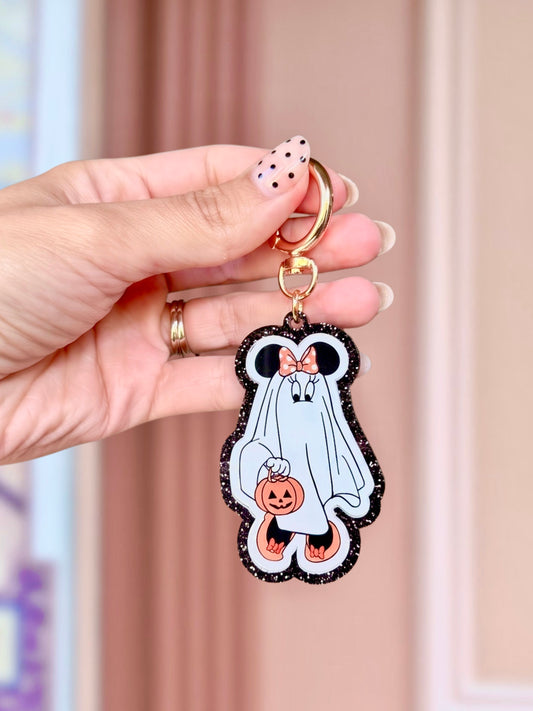 Girl Ghost Bag Charm