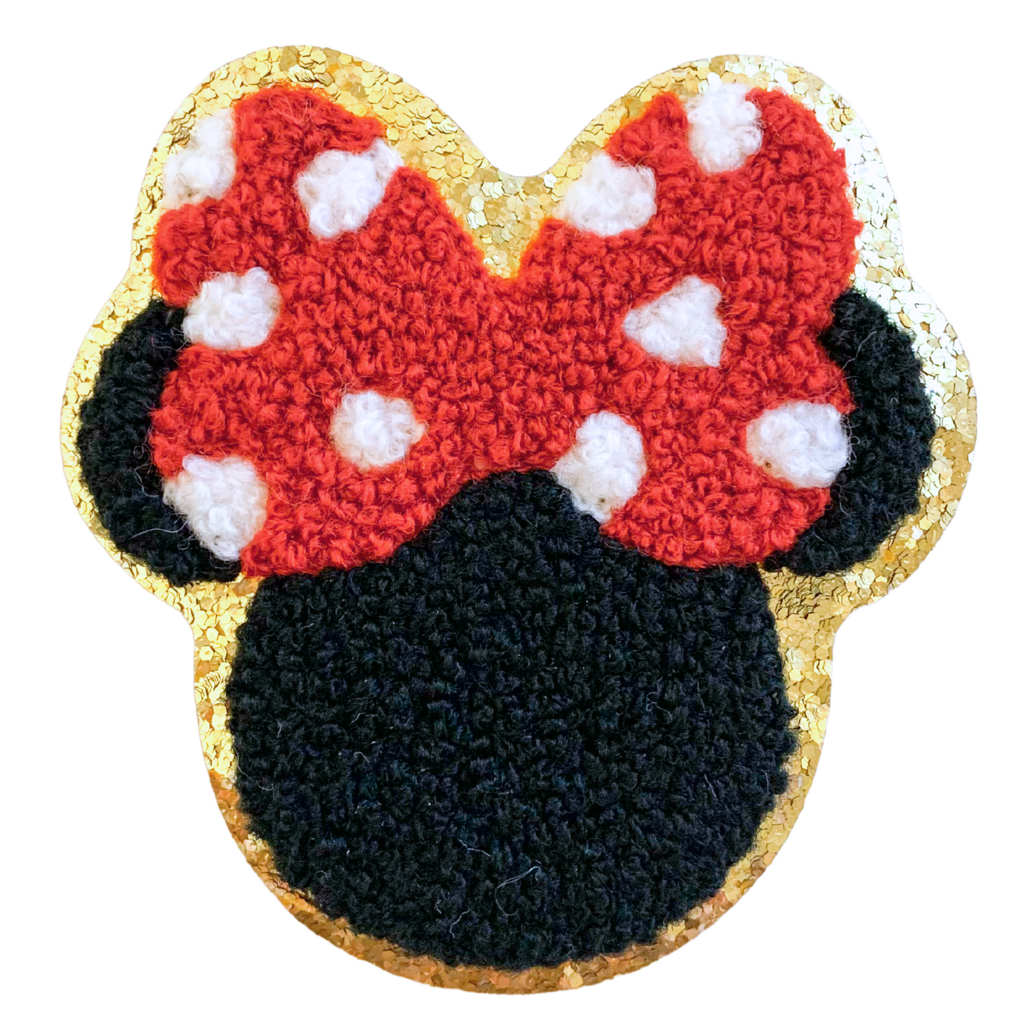 Red Bow Mouse Patch