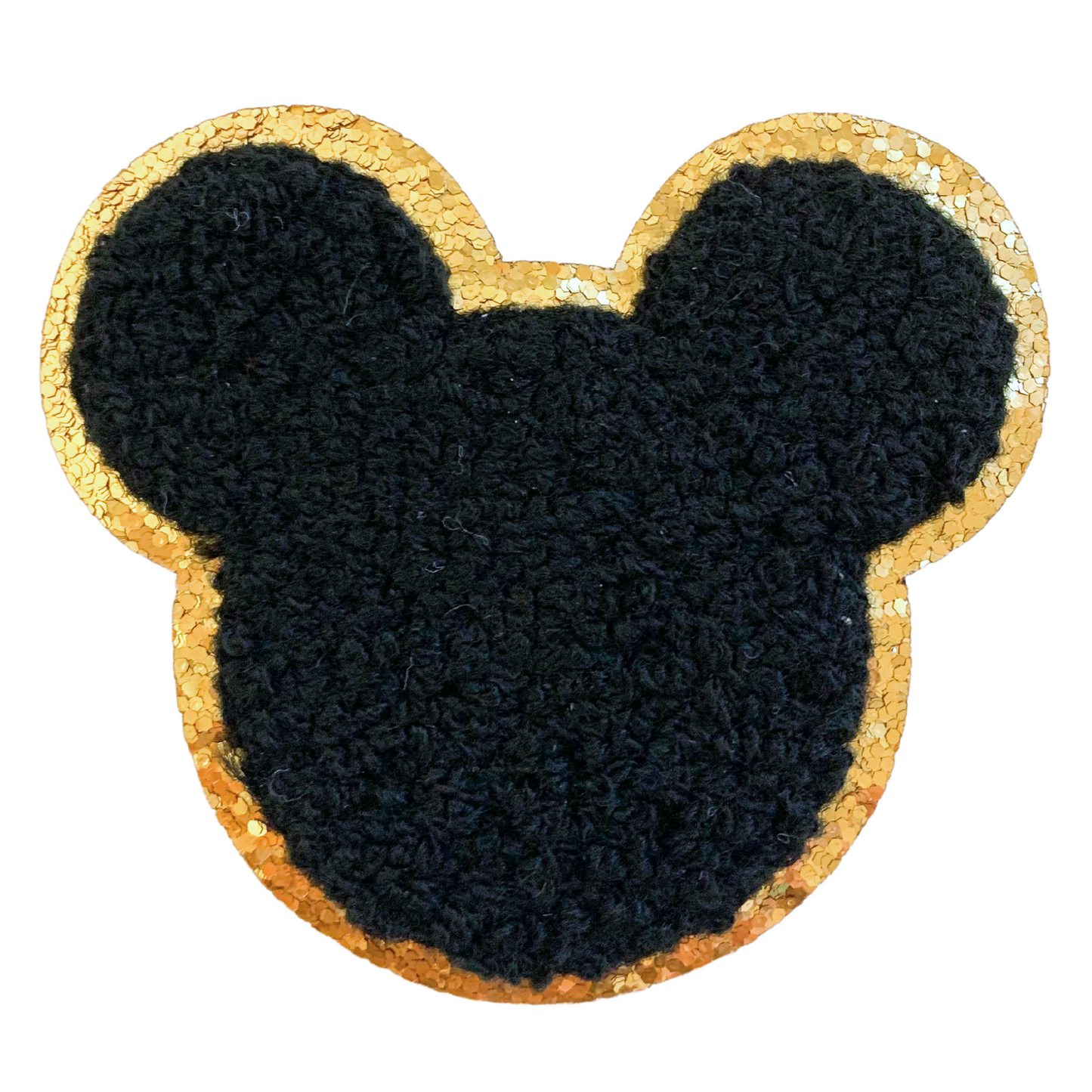 Black Mouse Head Patch