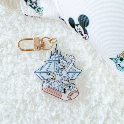 Space Mountain Bag Charm