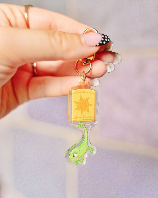 Lantern Lizard Bag Charm
