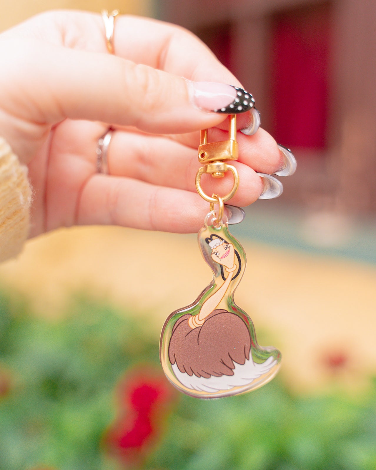 Feather Duster Bag Charm