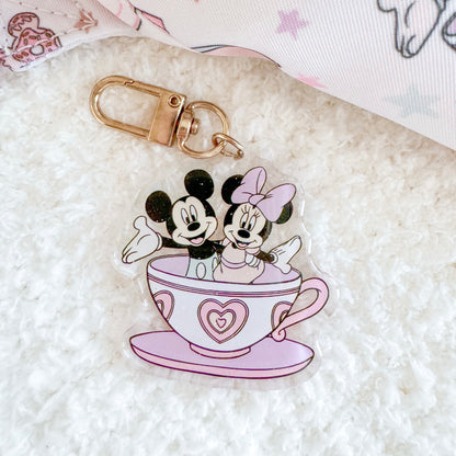 Teacup Mouse Friends Bag Charm