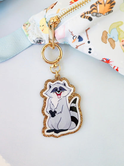 Racoon Sidekick Bag Charm