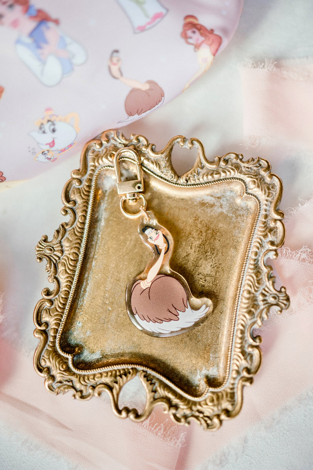 Feather Duster Bag Charm