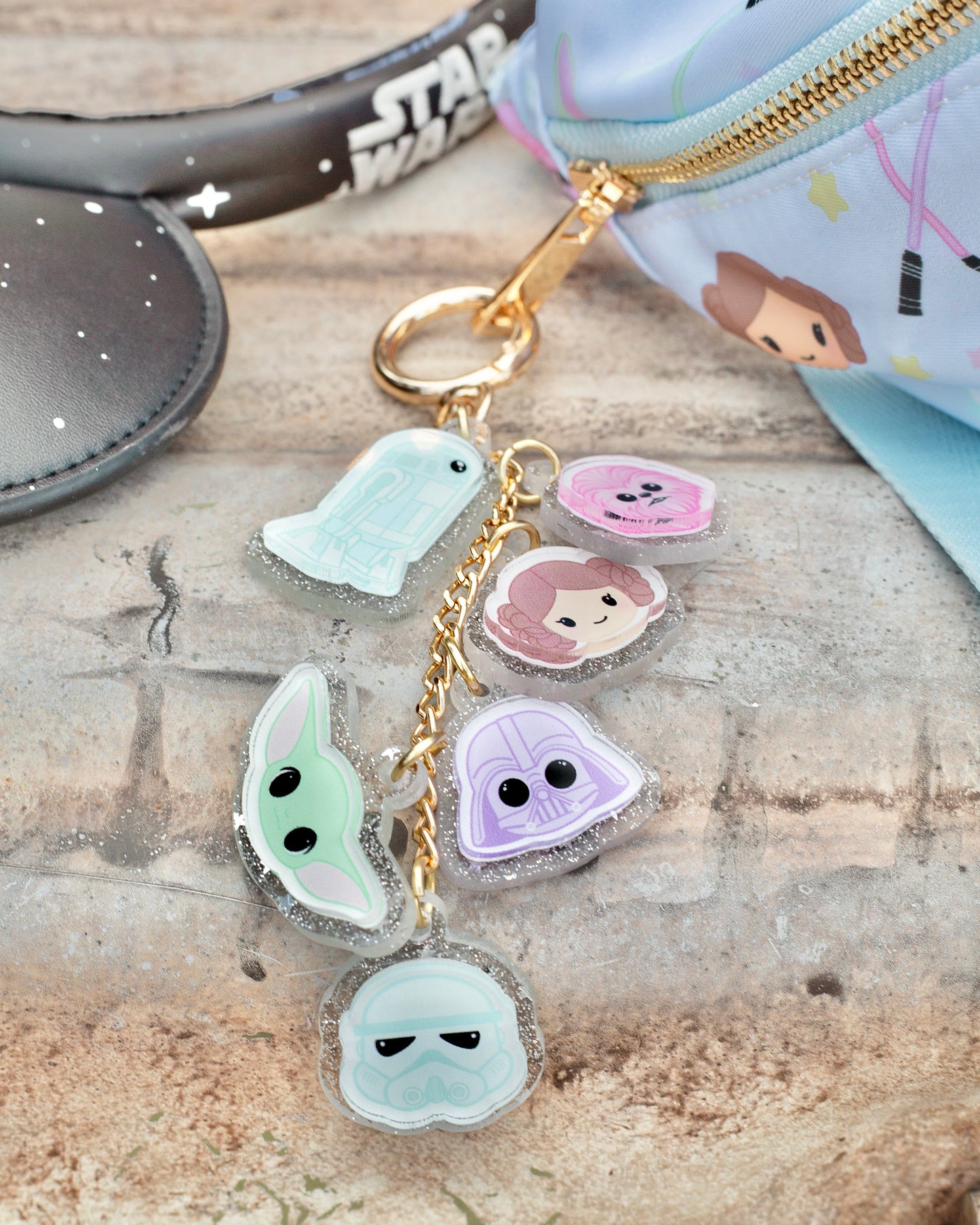 Pastel Galaxy Bag Charm