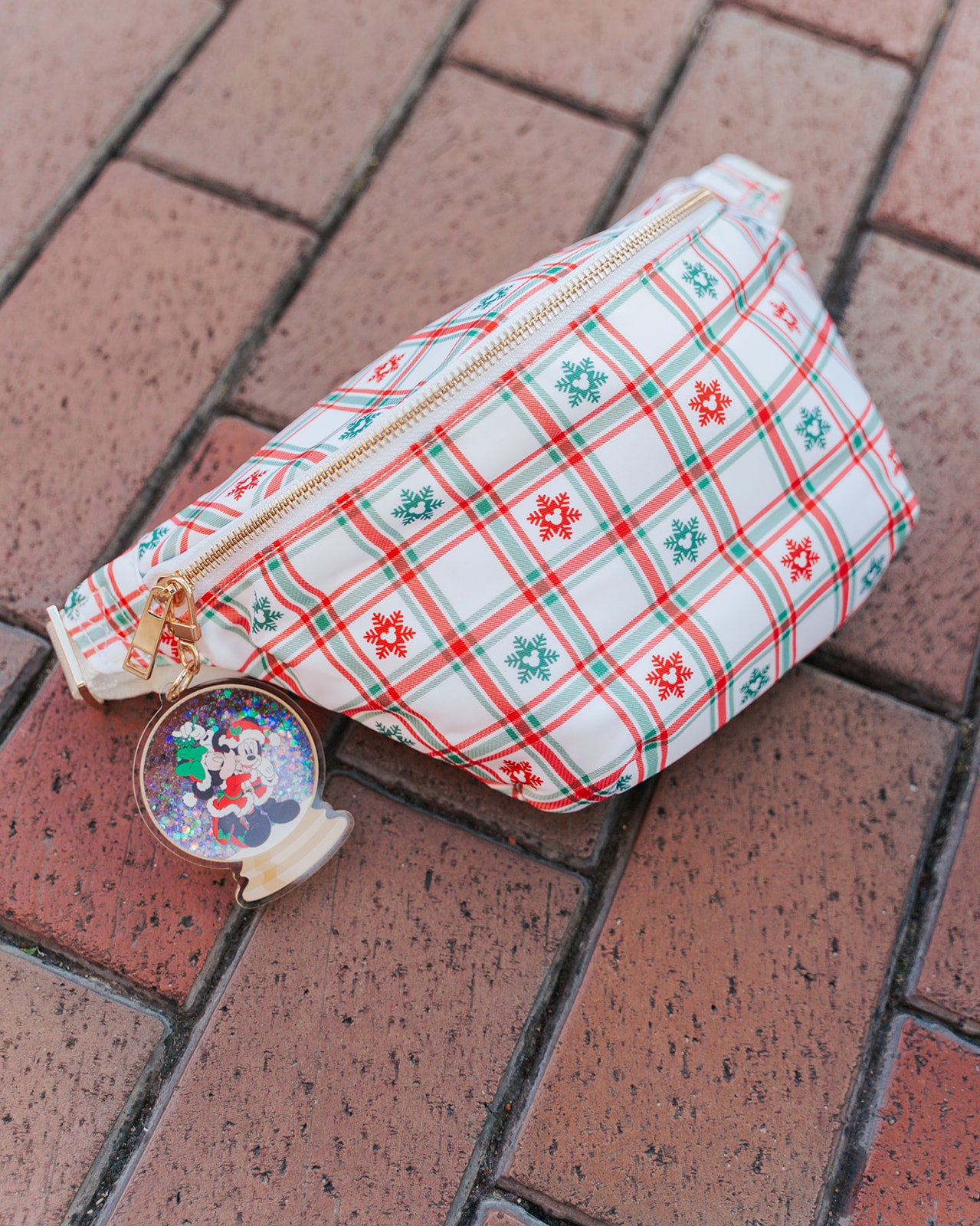 Snow Globe Shaker Bag Charm