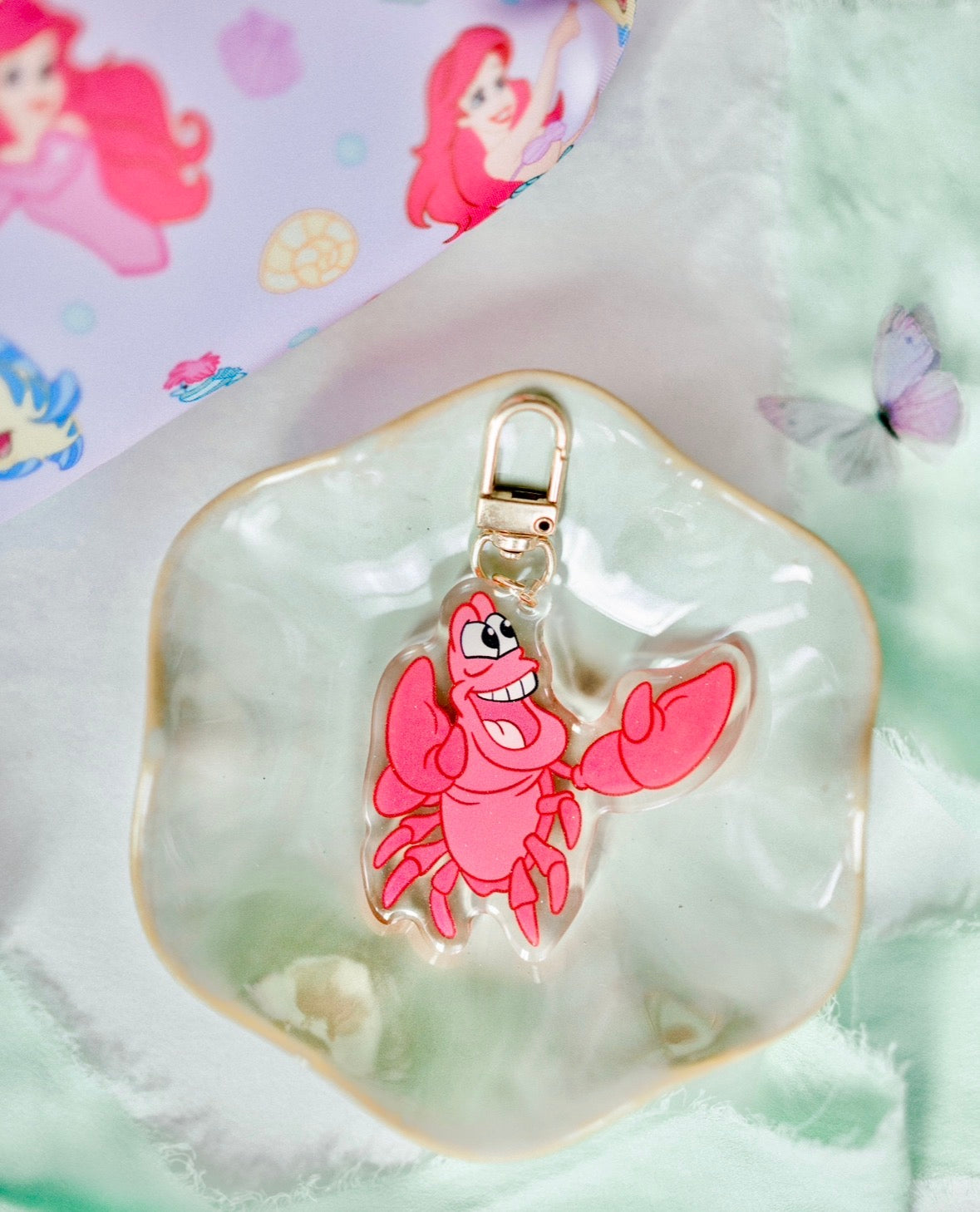 Crab Bag Charm