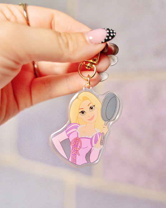Frying Pan Princess Bag Charm