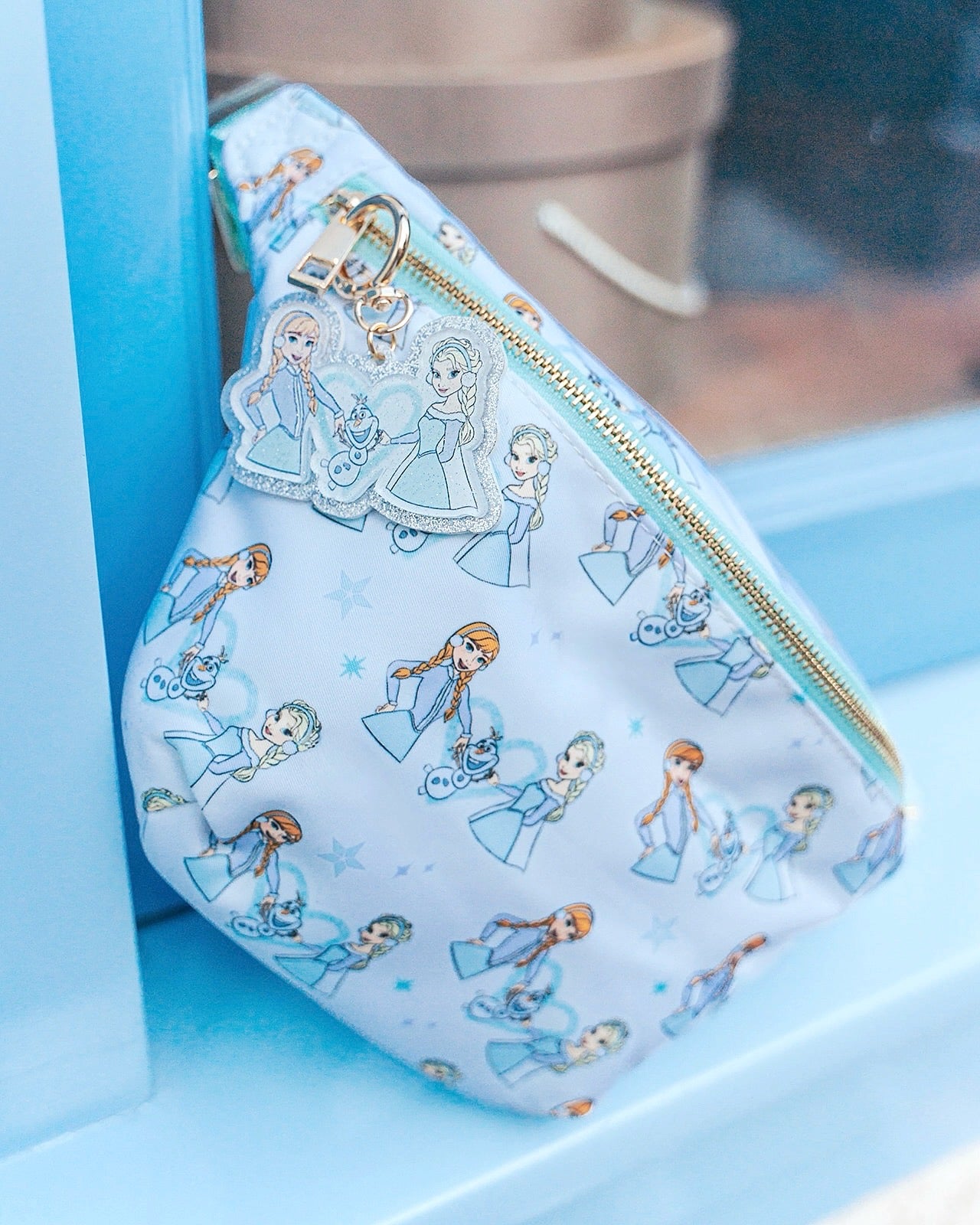 Frozen Hearts Bag Charm