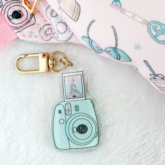 Blue Camera Bag Charm