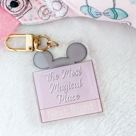 Magical Place Sign Bag Charm