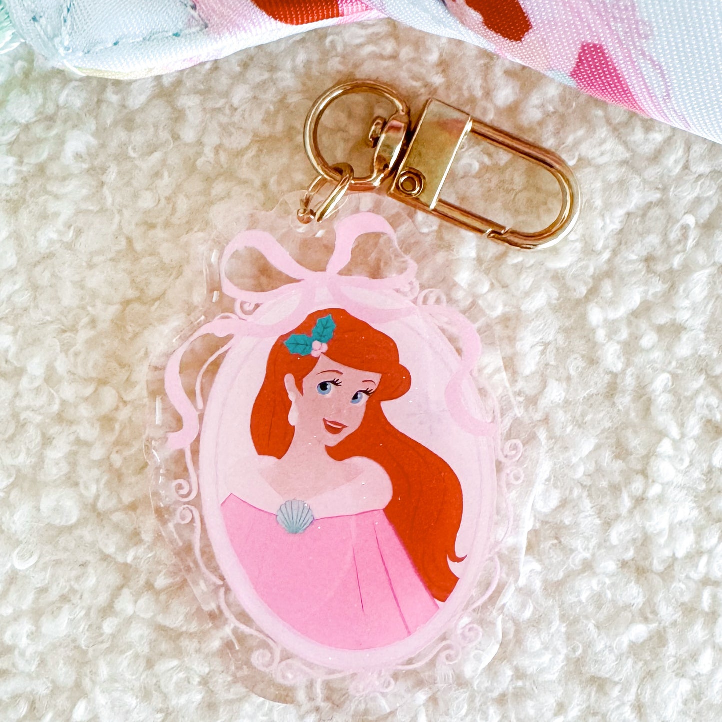 Mermaid Princess Holiday Bag Charm