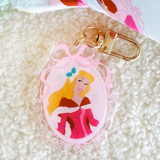 Sleeping Princess Holiday Bag Charm