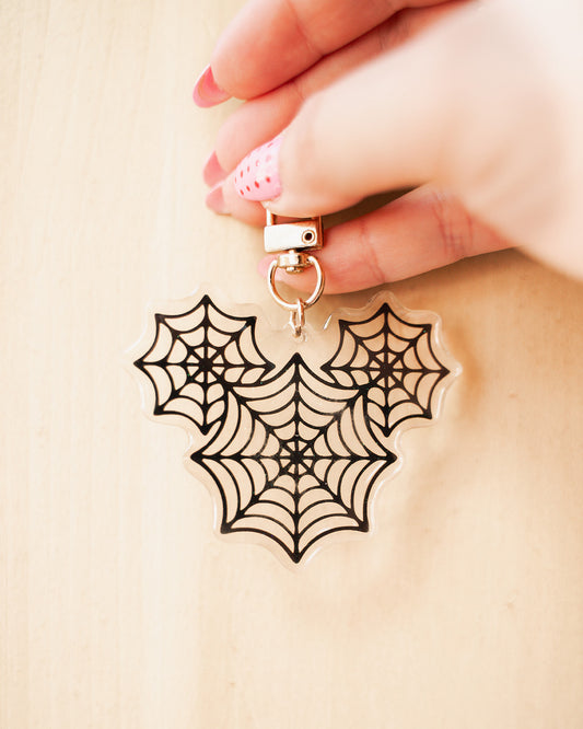 Spiderweb Bag Charm