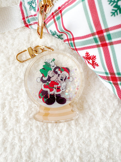 Snowglobe Shaker Bag Charm