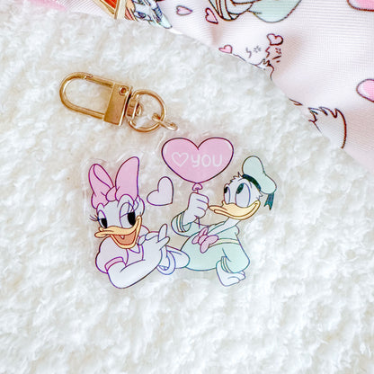 Ducks in Love Bag Charm