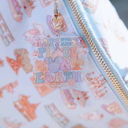 Happiest Place On Earth Bag Charm