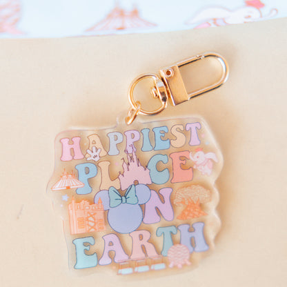 Happiest Place On Earth Bag Charm