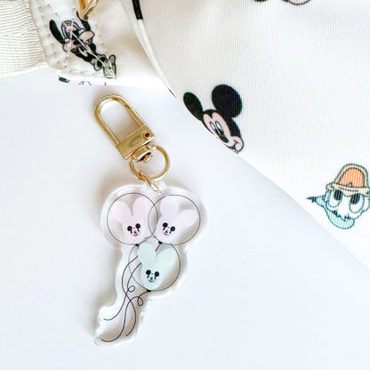 Mouse Balloons Bag Charm