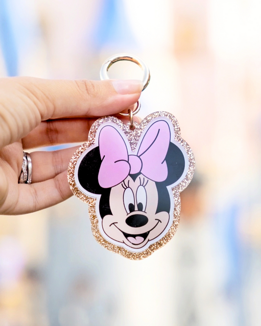 Girl Mouse Bag Charm