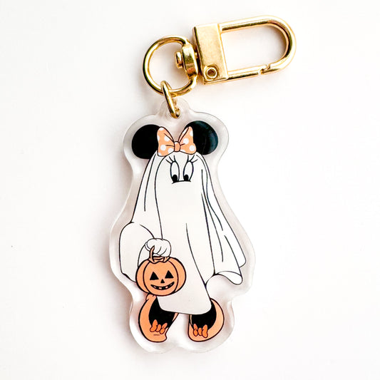 Girl Ghost Bag Charm