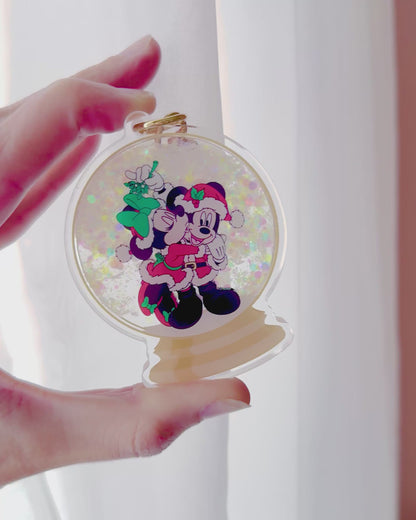 Snowglobe Shaker Bag Charm